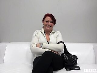 Mature woman, Monica has big, natural tits and likes to suck cocks all the time