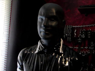 Latex bondage breath control