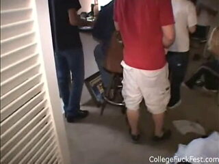 College Babe Fucked Hard in party