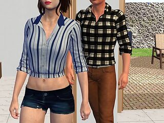 StepDad fucked stepdaughter's friend when stepdaughter was not home