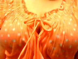 Hot aunty tempting me with her boobs