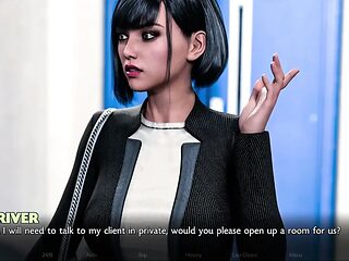 Busty black-haired lawyer in 30s loses love but still ready for huge cumshot