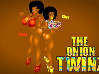 Black strippers The Onion Twinz bounce their big bubble ass.