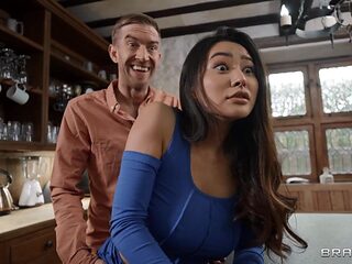 Brother Bangs The Bride-To-Be: Danny D Drills Petite Brunette Hoe Rae Lil Black part 2