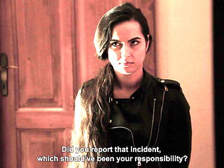 Sole caning for russian slut