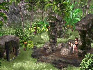 The last island of the savages. Tribal chief fucking young blonde