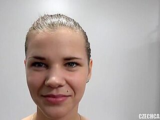 Czech Gal Is Getting Stuffed With A Goth Hard Dick During Her 1st Porn Movie Casting