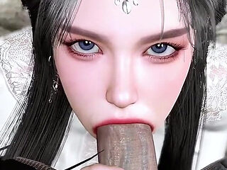 Beauty Pixel Dream Girl with a Booty Virus - 3D Animation Hentai