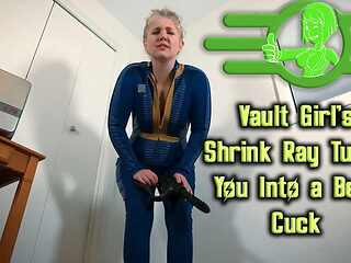 Vault Girl Shrinks You Into Beta Cuck For Giant Cock MILF Ginger
