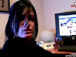 Shy French amateur gets it on with hot MILFs in homemade GF/GF throuple fun