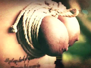 Bondage and BDSM Teen punished and fucked outdoors