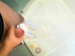 Horny Femboy Pee's & Orgasm Delicious Clit