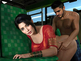 Savita Bhabhi Doggy Style Fuck in Moving Bus - Big Tits Indian MILF Public Sex
