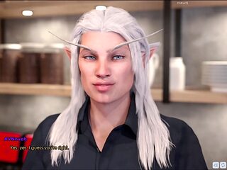 Amateur gameplay featuring a sexy brunette with big assets