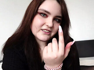 Huge Tits Russian MILF Polly Sweet Spits and Dominates - Cum JOI Femdom