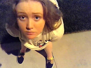 Teen Sucks My Cock & Strips In Public