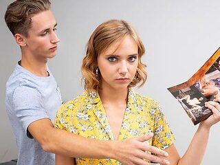 Gorgeous dick-riding session in the bedroom with a hot Oxana Chic