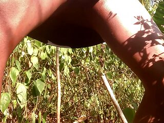 Enjoy myself in the forest