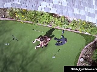 Mexican MILF Gabby Quinteros Fucked Hole in One