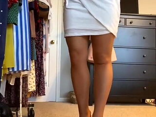 My feet with tights. Need new shoes !