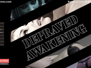 Detective titty-fucks hot widow in depraved PC game