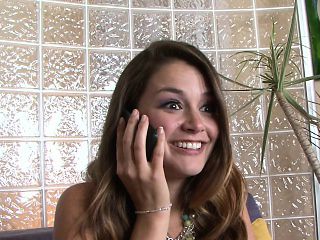 Gorgeous babysitter in black stockings gets pounded by her horny boss