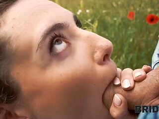 BRIDE4K. Sakura Hell ran away from her wedding and showed her tits to a strange shepherd: Porn