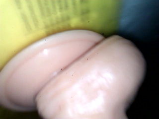 sissy suck big toy on bus station