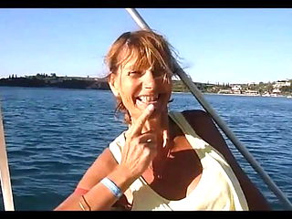 in vacation on a boat near Marseille