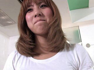 Natural tits model posing seductively in alluring shoot