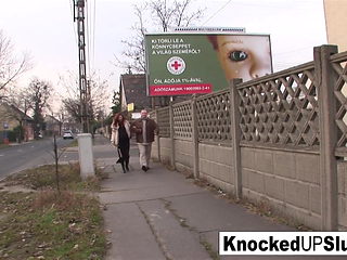 Knocked up redhead sucks and fucks