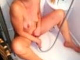 Masturbating in the shower