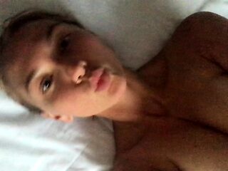 Blonde emo amateur solo masturbation