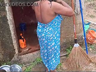 Amateur Asian housewife with perfect tits gets filmed by lucky guy while