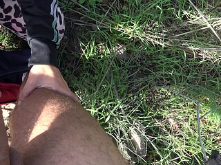 This Turkish Woman Is Crazy! I Take Out My Big Cock and Fuck Her Outdoor!