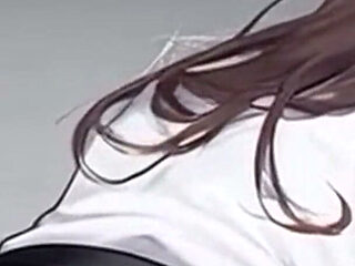 Waifu Secretary POV - Close-up Nylon Teasing & Sneaky Cunnilingus Play Warm up