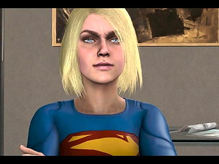 Super girl farts in his face