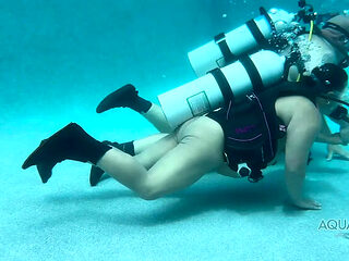 Big Tits Latina Teacher Fucks Student Underwater in Pool Sex