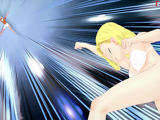 Kame Roshi offers help to Android 18 in exchange for a favor - Dragon Ball Zex Series