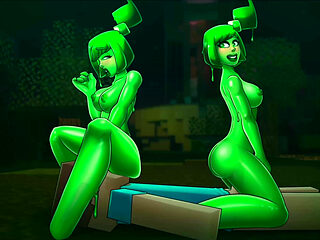 Minecraft Parody Hornycraft Full Game Gallery Character Slime Girls