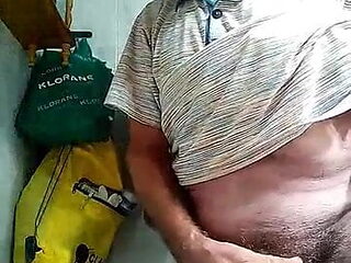 Old grandpa masturbates