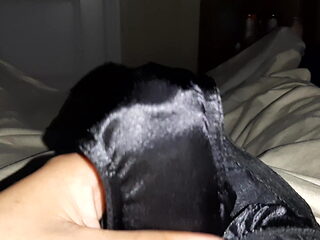 Katie and Laura's fancy satin panties 