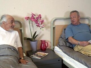 Grandpa is going to get so horny after taking a pill