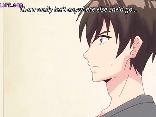 Anime girl gets a wet and deep pussy fingering she didn't ask for