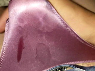 2nd cum in xsmall satin bikini 