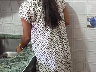 Indian Desi Village Bhabhi Fucked by Brother in Law in the Kitchen