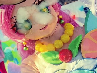 cure parfait semen milk bukkake  part.2