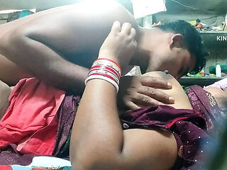 Indian Aunty Village Style Fucking Video with Sonu Bhaiya - Blowjob, Big Natural Tits, Homemade Desi Sex