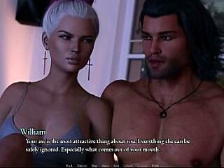 Anime girl gets pressed by William in sexy selfies