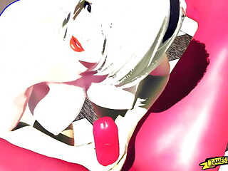 Blonde Handjob 3D Hentai